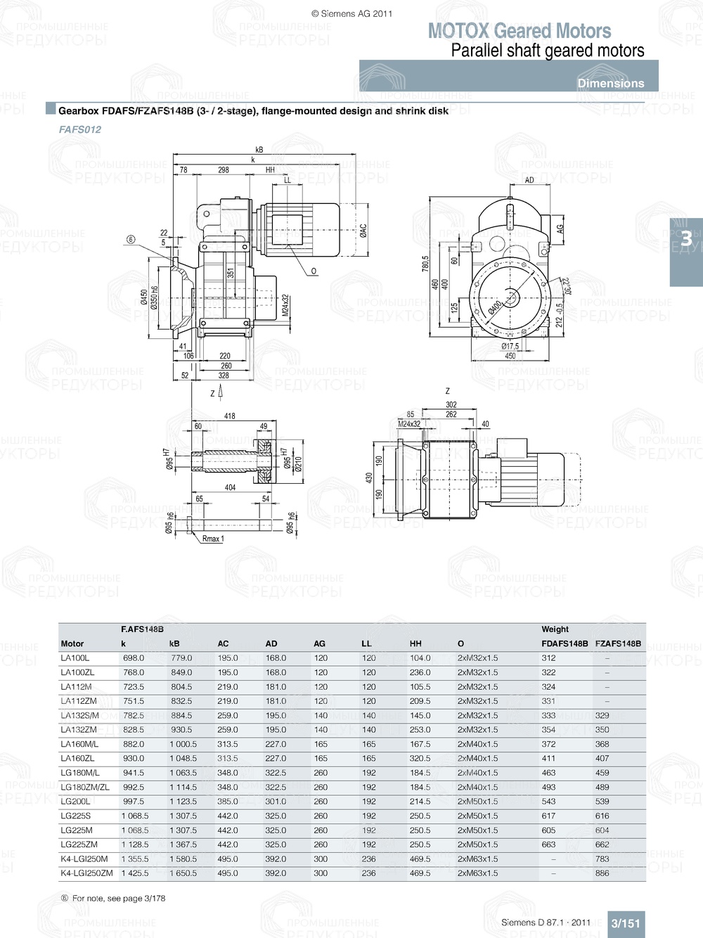 Мотор-редуктор Flender FDZ-FZZ148B Flender FDZ-FZZ148B